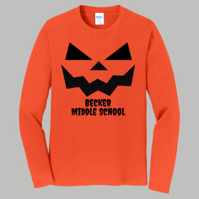 Adult Long Sleeve Shirt - Fall Holidays - Jack O' Lantern Thumbnail