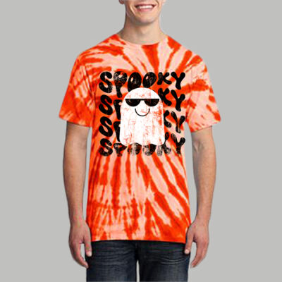 Adult Tie-Dye T-Shirt - Fall Holidays - Ghost Thumbnail