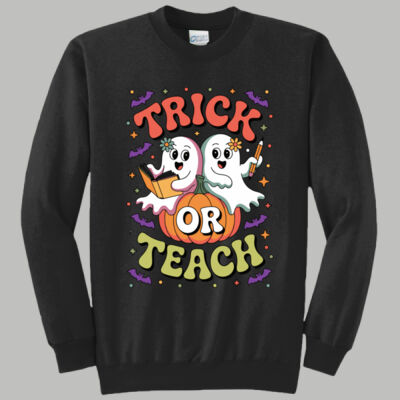 Adult Crewneck - Fall Holidays - Trick or Teach Thumbnail