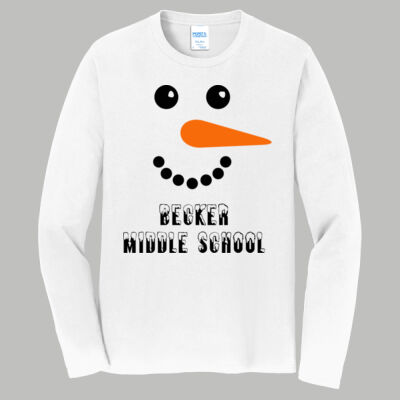 Adult Long Sleeve Shirt - Winter Holidays - Snowman Thumbnail