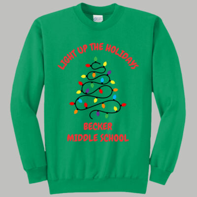 Adult Crewneck - Winter Holidays - Light Up - Red Thumbnail