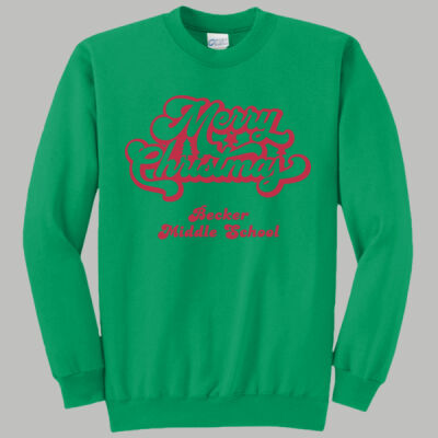 Adult Crewneck - Winter Holidays - Merry Christmas - Red Thumbnail