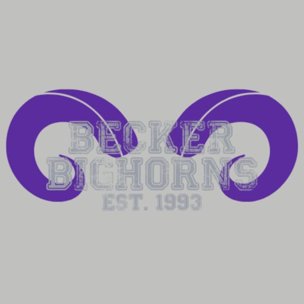 Grey Distressed Name with Purple Horns Thumbnail