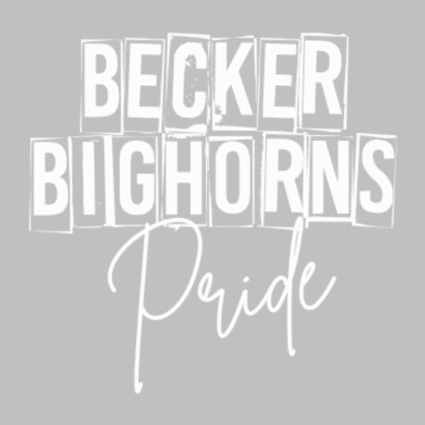 Becker Bighorns Pride White Thumbnail