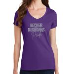 Women's Fan Favorite V Neck Tee - Becker Thumbnail